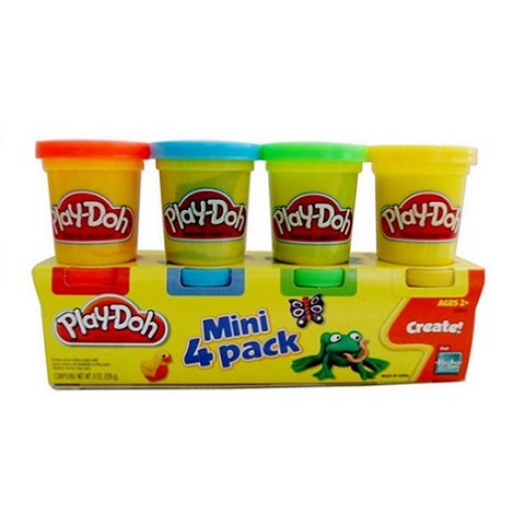 Bột nặn 4 màu mini Play Doh (448g / 224g / 130g)