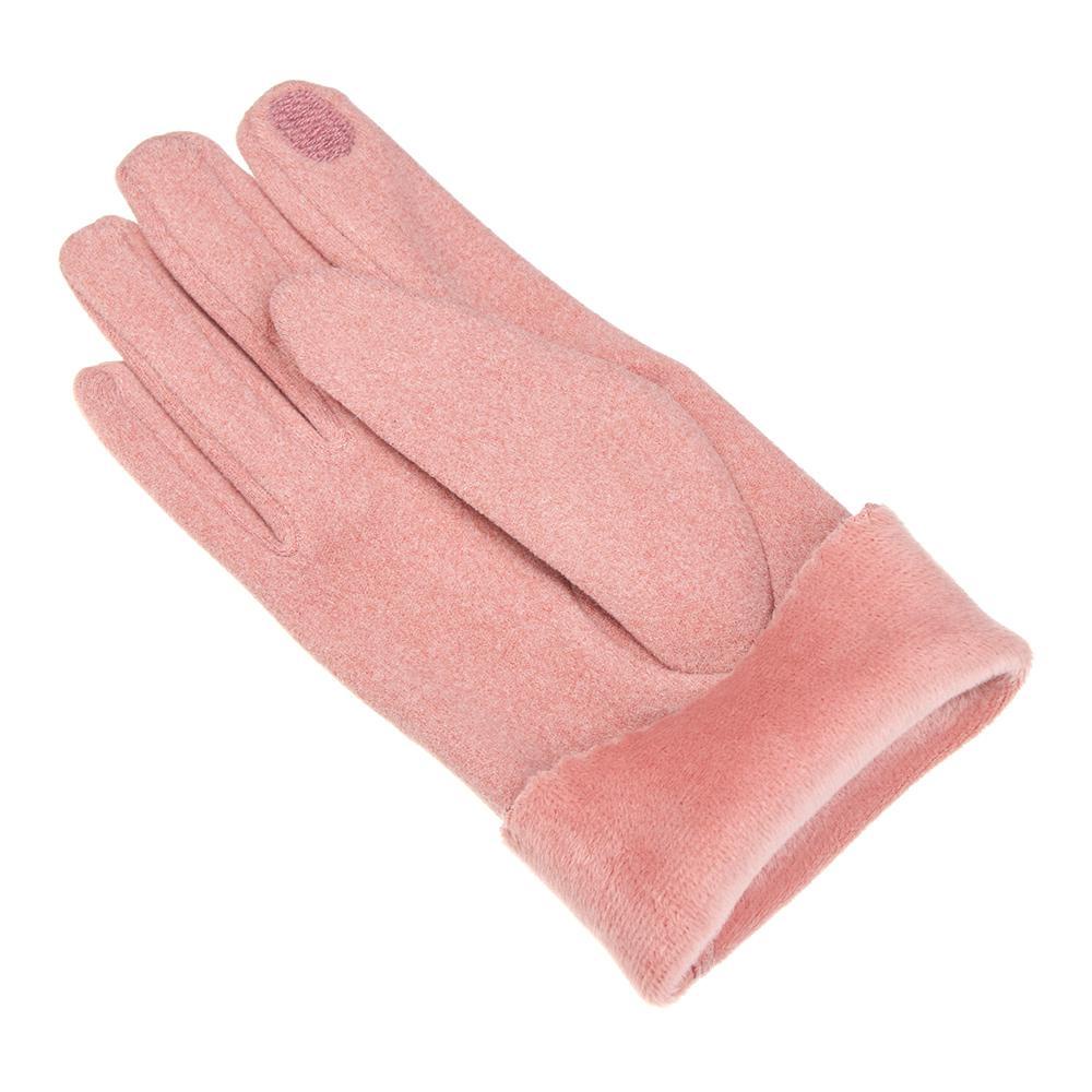 Găng Tay Dày Dặn Mềm Mại Giữ Ấm Mùa Đông Cho Nữ