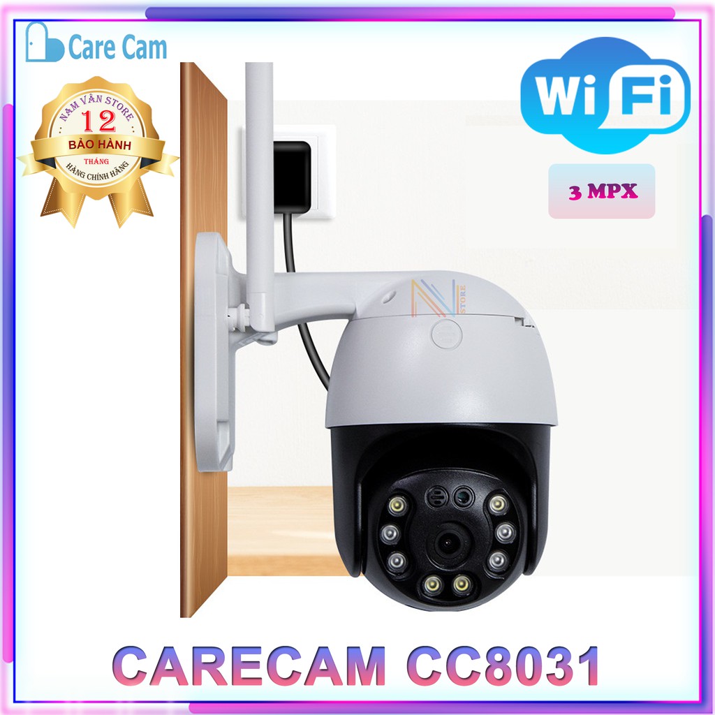 Thế hệ mới 3.0Mpx, CARECAM C8031 PTZ - 3.0Mpx - 1080P quan sát xa, góc rộng, báo động, bảo hành 2 năm | BigBuy360 - bigbuy360.vn