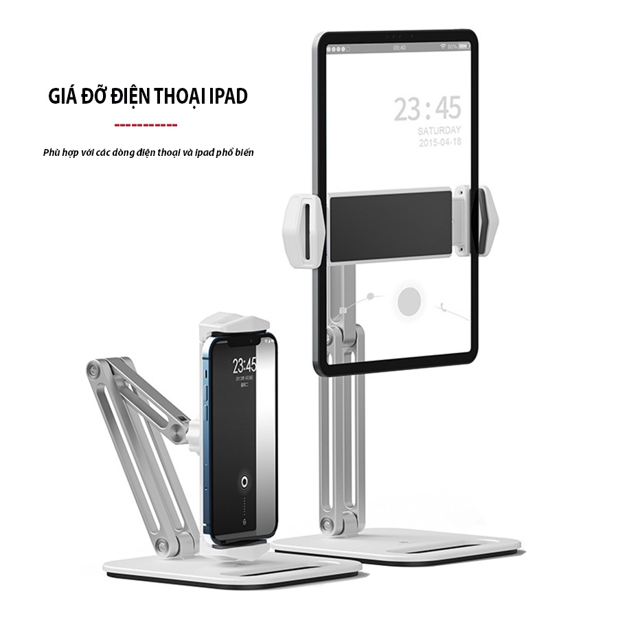 Giá Cố Định Ipad Xoay 360 Hợp Kim Nhôm Cao Cấp
