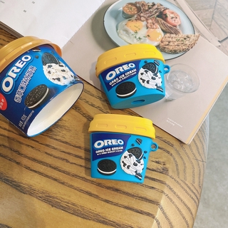 Ốp Bảo Vệ Hộp Đựng Tai Nghe Airpods 1/2 Hình Bánh OREO/Bánh Quy/Bánh Quy Xinh Xắn