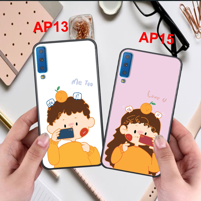 [HÀNG MỚI VỀ] ỐP LƯNG ĐIỆN THOẠI SAMSUNG A750 - SAMSUNG A7 2018 ỐP ĐÔI CUTE DỄ THƯƠNG CHẤT LƯỢNG CAO