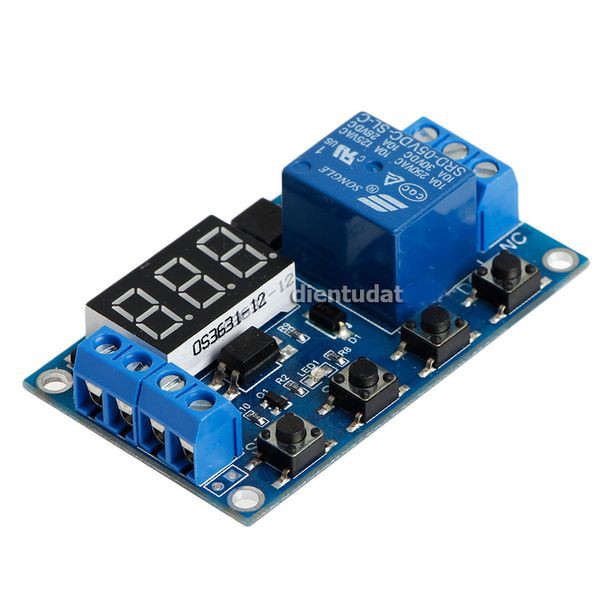 Mạch tạo trễ theo chu kỳ đóng ngắt relay 0 giây - 999 phút