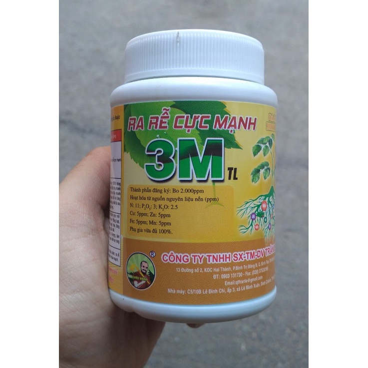 Phân bón Kích RA Rể 3M hũ 100g bổ sung vi lượng kích thích ra rể cực mạnh chuyên dùng cho lan và cây kiểng