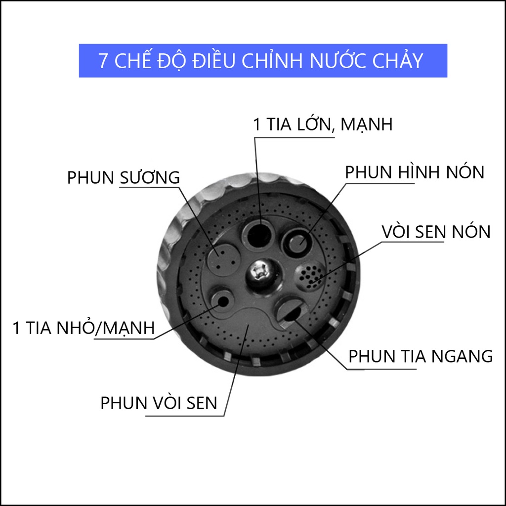 [ 2 Kích Thước Tùy Chọn] Vòi Nước Giãn Nỡ Tăng Áp Lực Nước Thông Minh, Tiện Lợi