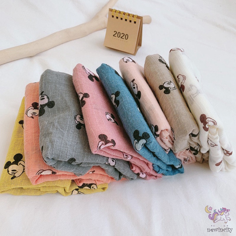 Set 3 khăn choàng cổ hoạ tiết hoạt hình cho bé