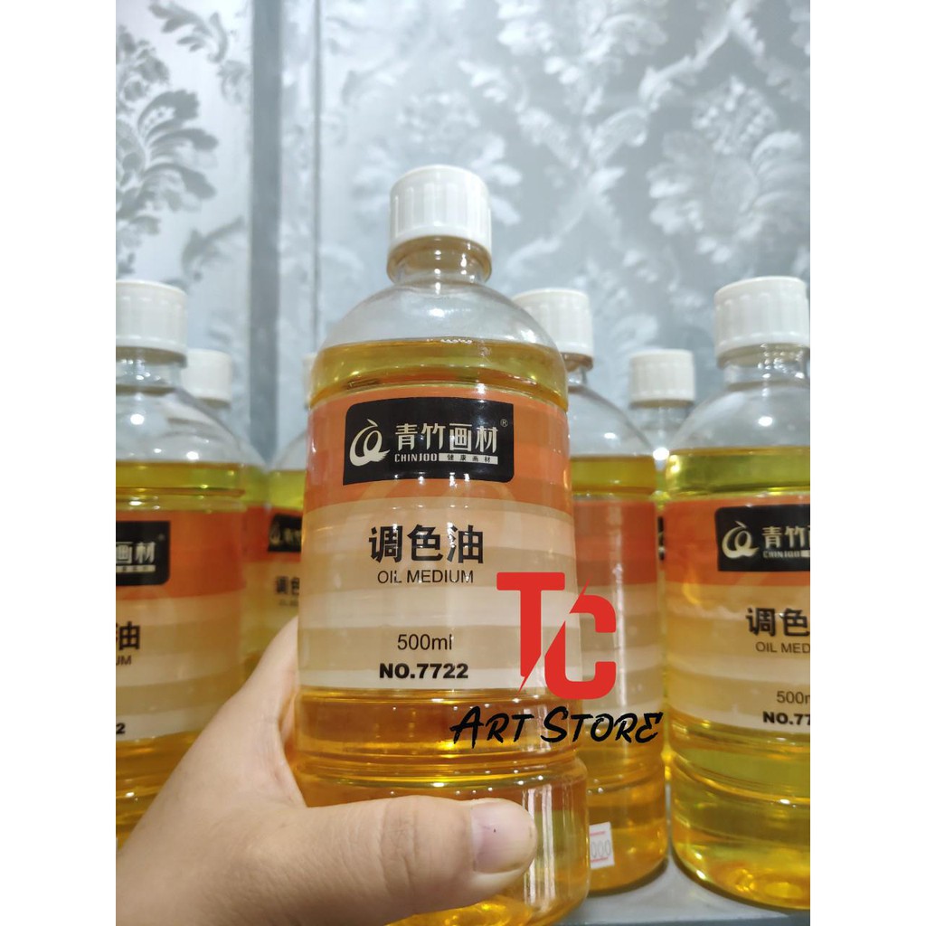 [TC Art Store] Dầu Lanh Chinjoo, Dầu Thông Chinjoo Chai 500ml