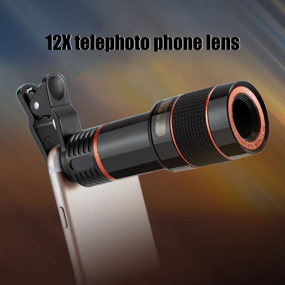Ống kính phóng to 12X chuyên dụng chụp ảnh cho điện thoại