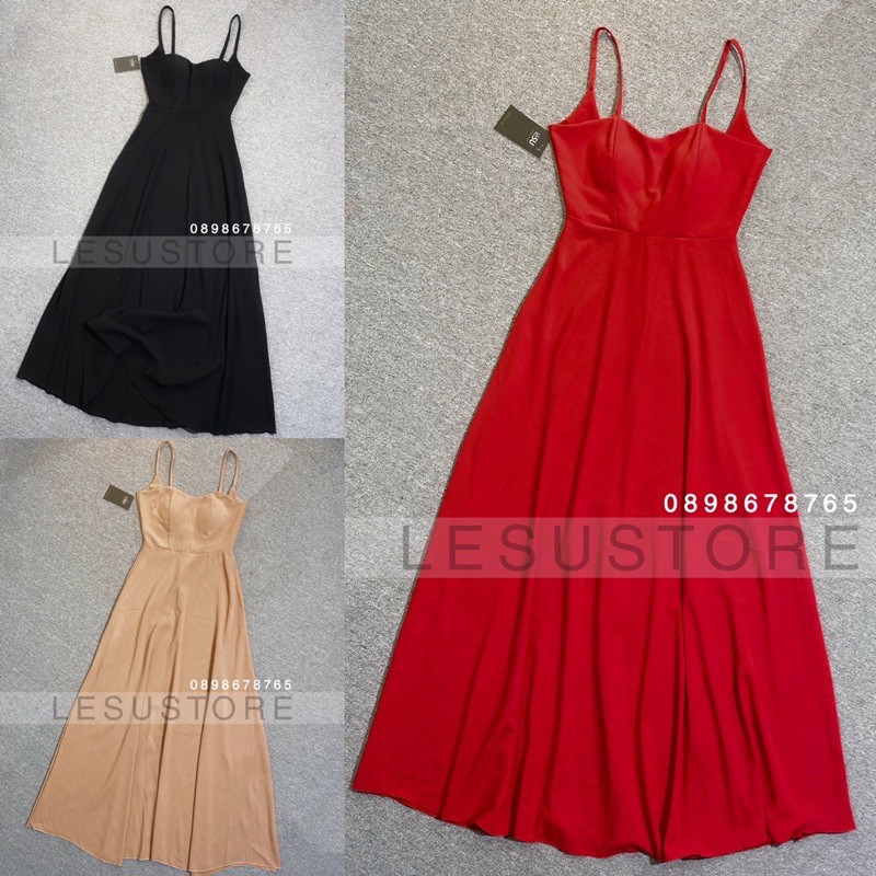 ẢNH TỰ CHỤP Đầm maxi 2 dây hở lưng | BigBuy360 - bigbuy360.vn