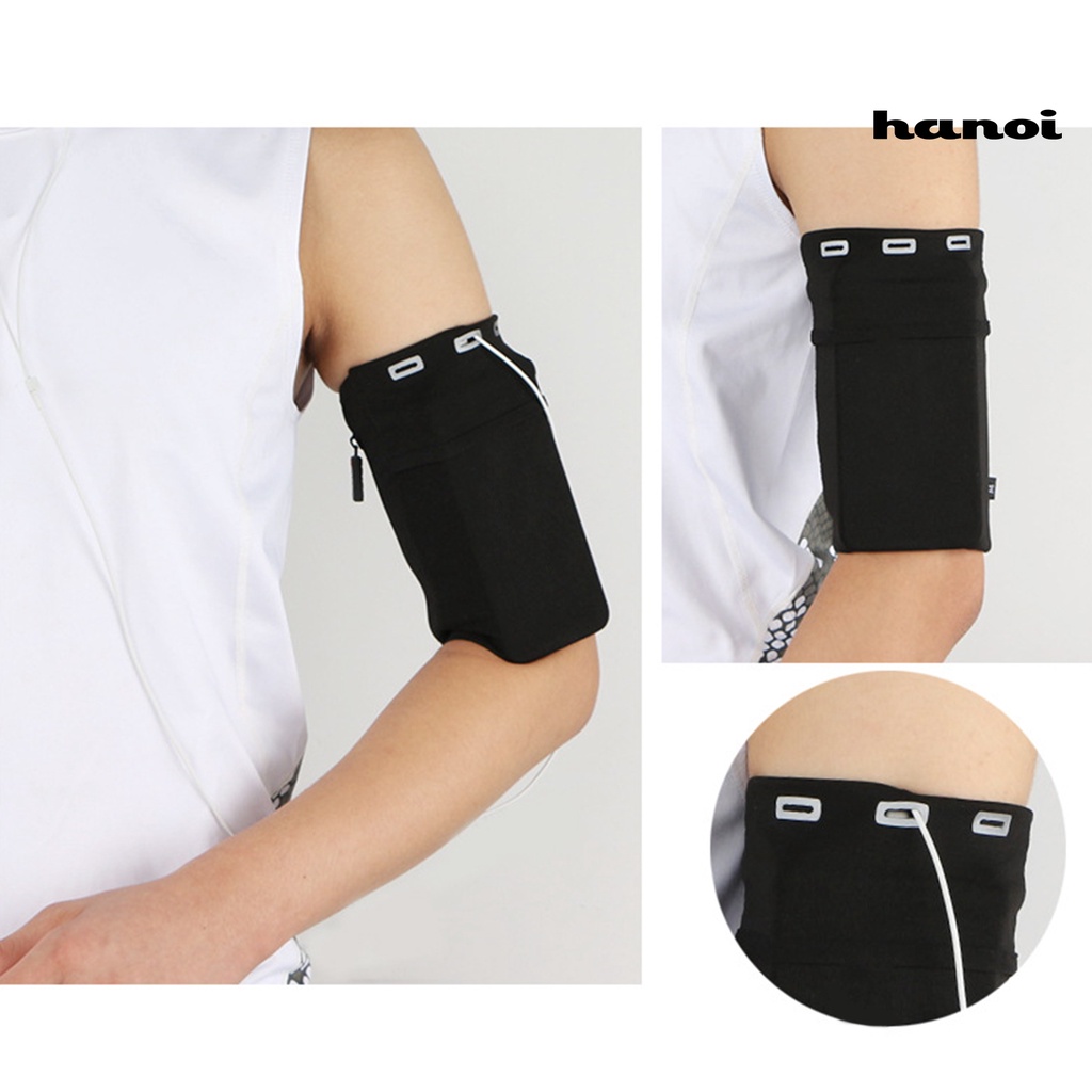 Túi đựng đồ đeo cổ tay bằng vải polyester mềm nhỏ gọn cho chạy bộ