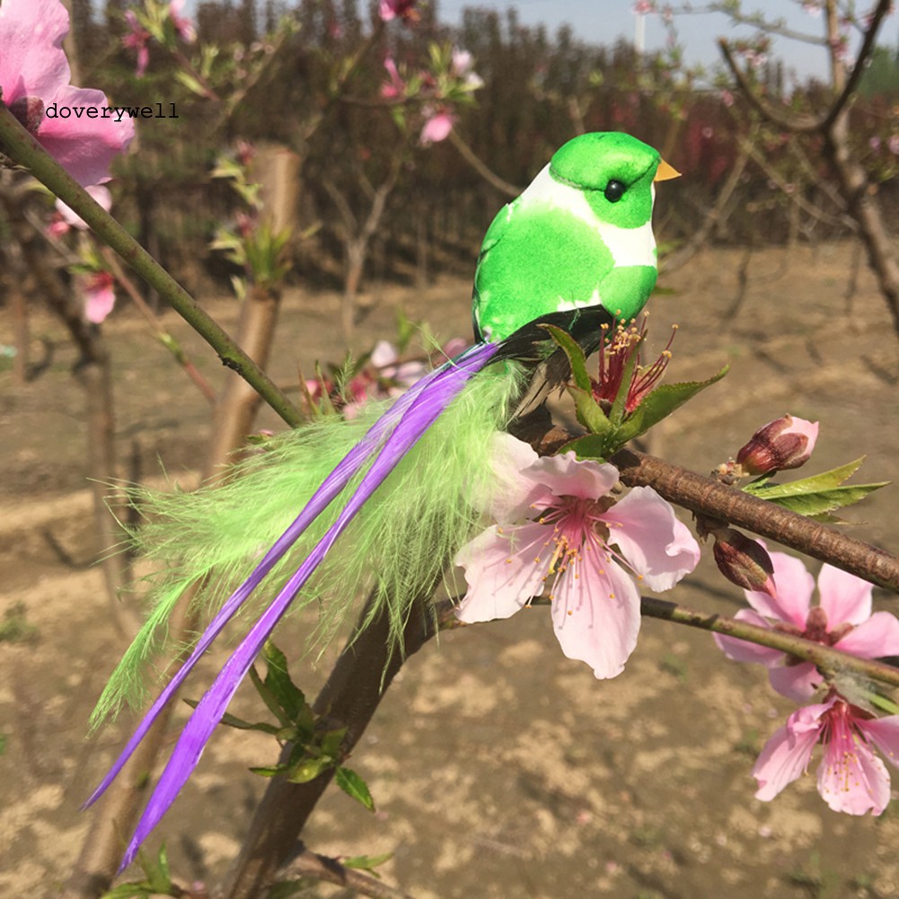 Mô hình chim nhân tạo bằng xốp trang trí sân vườn