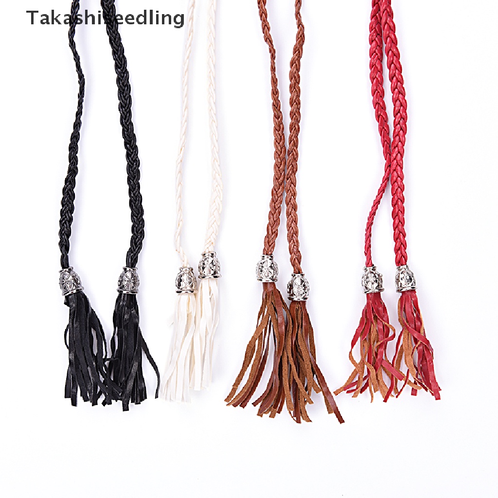 Thắt lưng dây da PU mỏng phối tua rua phong cách boho đơn giản thời trang cho nữ | BigBuy360 - bigbuy360.vn