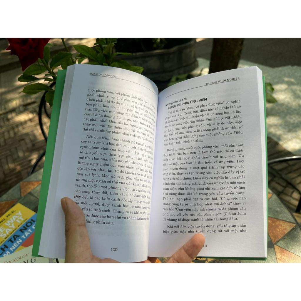 Sách - Bí Quyết Khởi Nghiệp – Ozan Dagdeviren – Thế Anh dịch – VanLangBooks – NXB Hồng Đức (Bìa mềm)