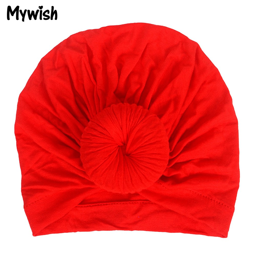 Nón turban đội đầu bằng vải màu lạt nhiều màu sắc thời trang cho cả bé trai và gái