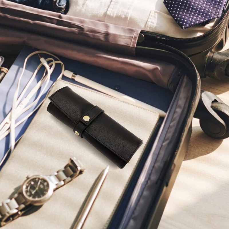 Túi Da PU Đựng Đồng Hồ Đeo Tay Cho Nam Nữ Có 4 Màu