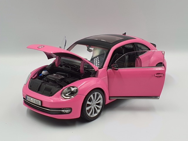 Xe Mô Hình Volkswagen Beetle 2013 1:24 Welly (Hồng)