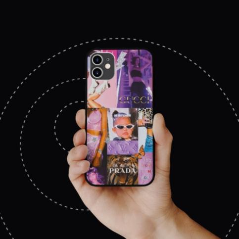 Ốp Lưng SAMSUNG hình purple gucci  collage art pop art dễ thương  cho các dòng iPhone PAP20210918
