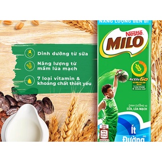 THÙNG 48 HỘP SỮA MILO LÚA MẠCH (ỐNG HÚT)