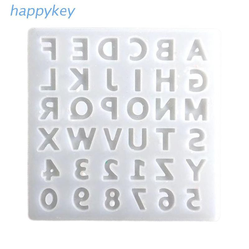 Khuôn Silicone Làm Mặt Dây Chuyền Hình Chữ Cái Tiếng Anh