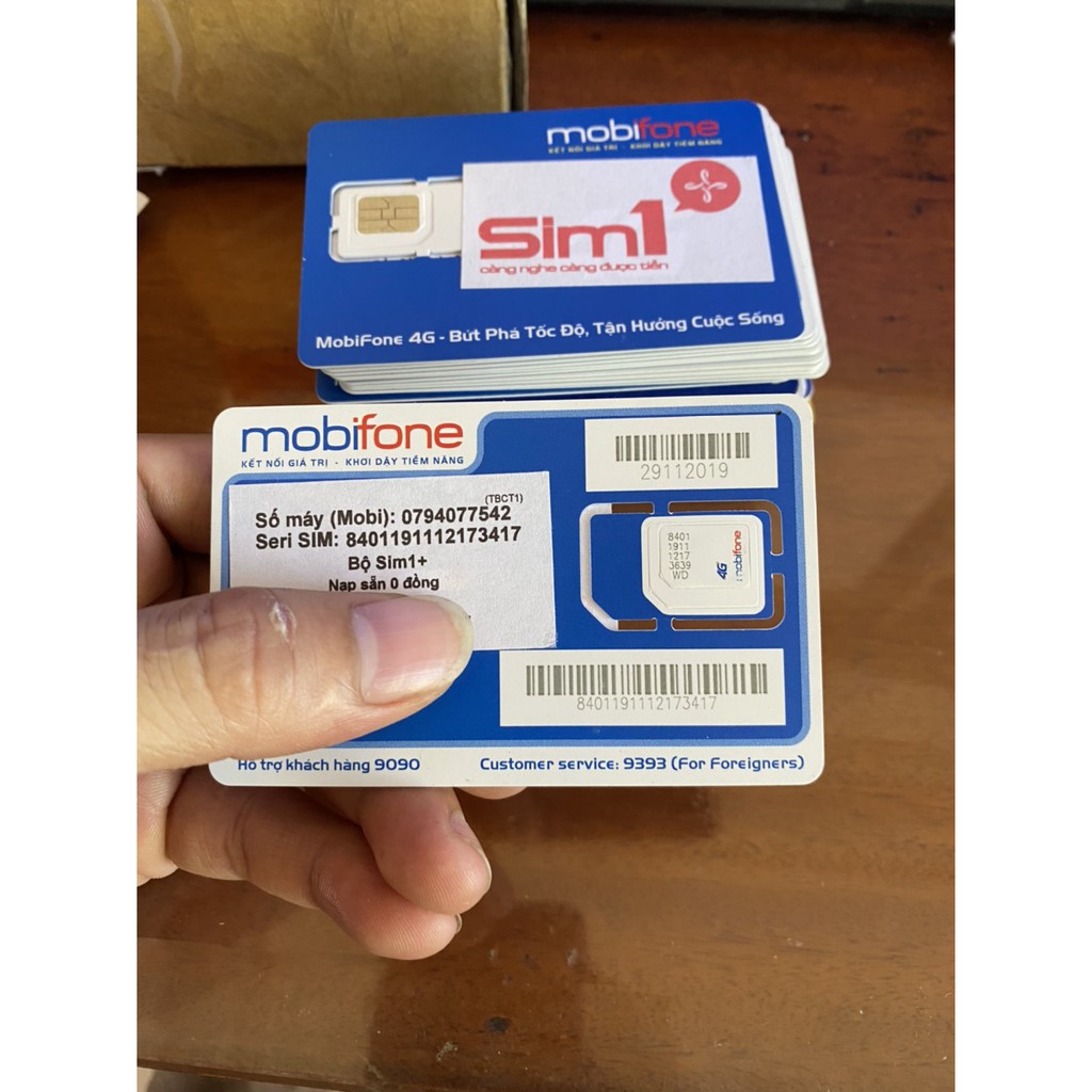 Sim Mobifone 4G Tỷ G/tháng (gói DTHN)