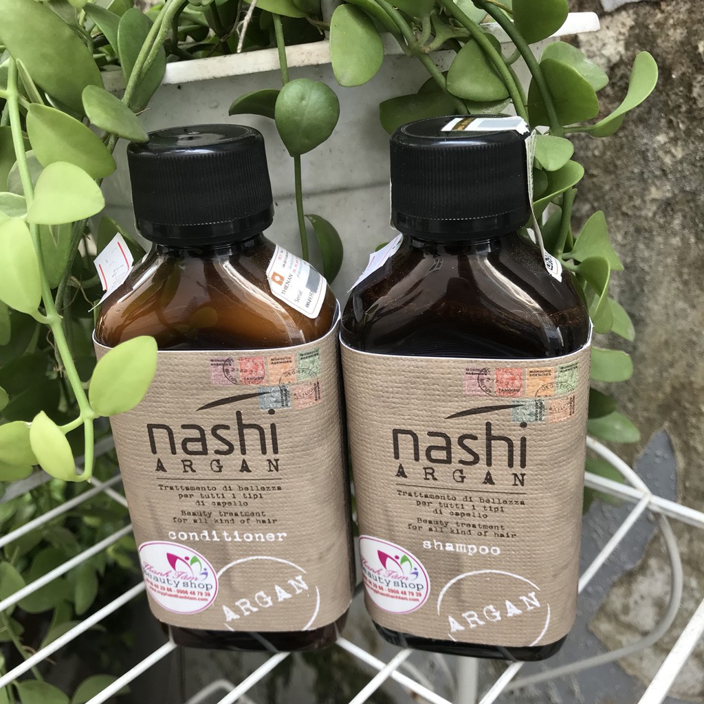 🇮🇹Nashi-Italia🇮🇹 Dầu xả phục hồi tóc hư tổn Nashi Argan Conditioner 200ml