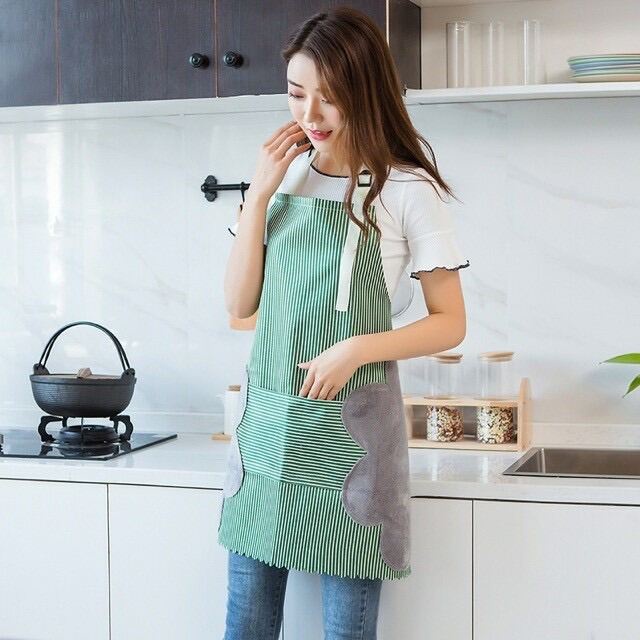 Tạp Dề Cao Cấp Họa Tiết Kẻ Sọc (Giá Sỉ)