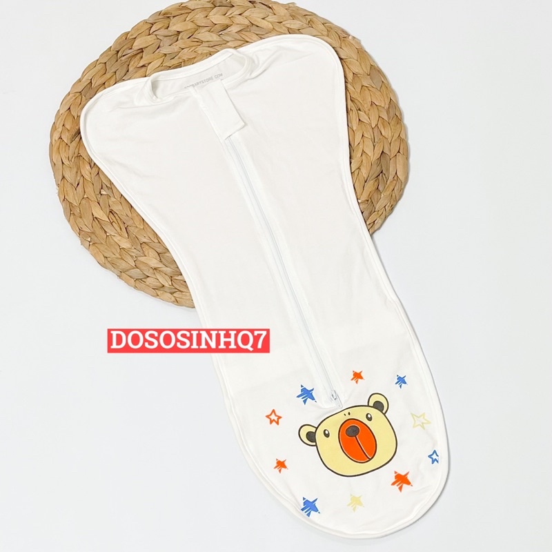 Nhộng chũn cho bé vải sợi tre THT co giãn mềm mịn thoáng mát cho bé