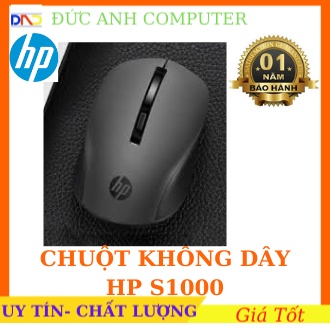Chuột không dây wireless HP S1000 Plus chính hãng- Thiết Kế Đẹp Mắt- Con Lăn Kim Loại- Bảo Hành 12 tháng_Tặng Kèm Pin