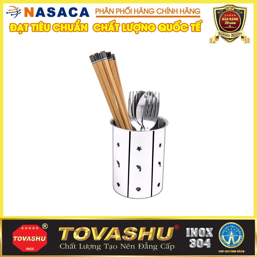 Kệ muỗng đũa treo + bắt vít (inox 304) 304-MC6