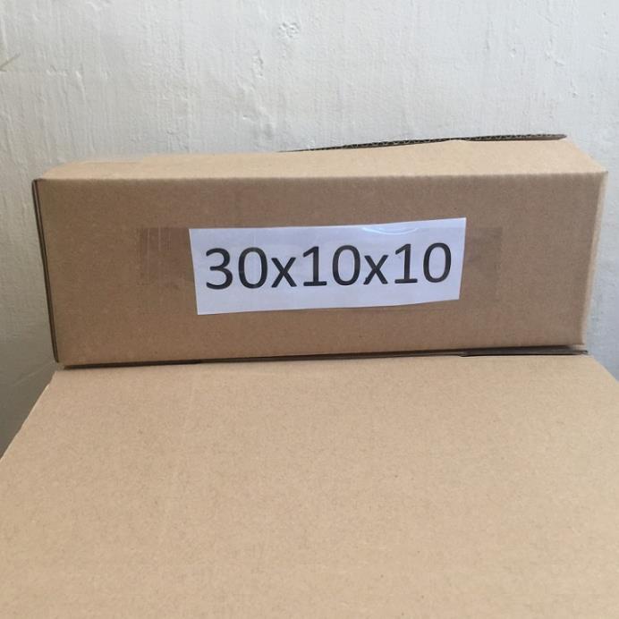 Thùng hộp carton bìa giấy đóng gói hàng kích thước 30x10x10 giá rẻ tận xưởng - miễn phí giao hàng