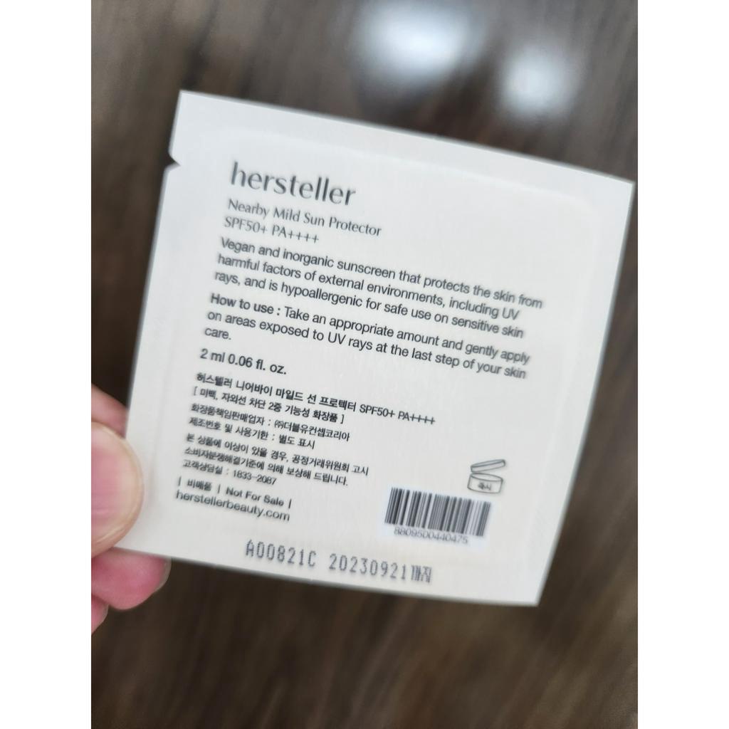 Kem Chống Nắng Nearby Mild Sun Protector 2ml