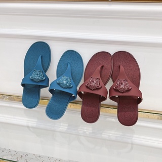 Dép xỏ ngón nhựa dẻo versace 3 màu fullbox