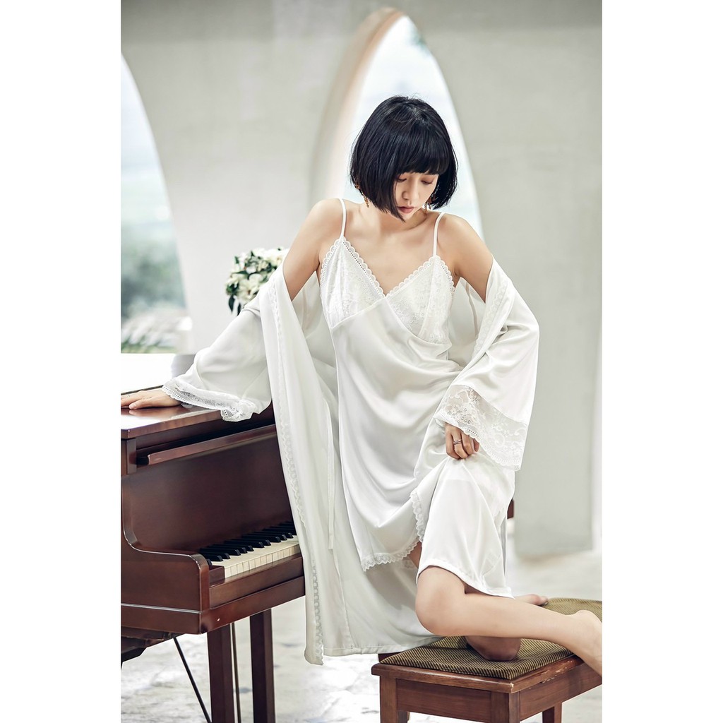 Bộ váy và choàng lụa cao cấp SC3322 | BigBuy360 - bigbuy360.vn