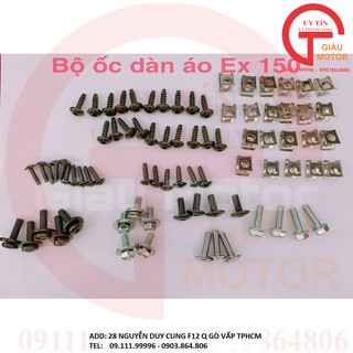 BỘ ỐC LẮP DÀN ÁO CHO XE EXCITER 150
