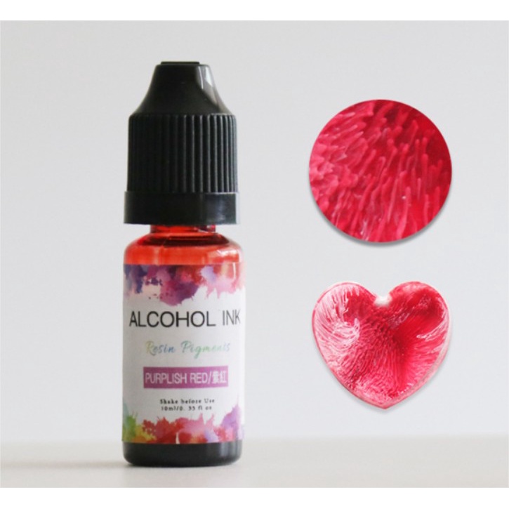 Màu Loang Resin - Resin Alcohol Ink - Màu tạo hiệu ứng màu loang cho các sản phẩm từ Resin