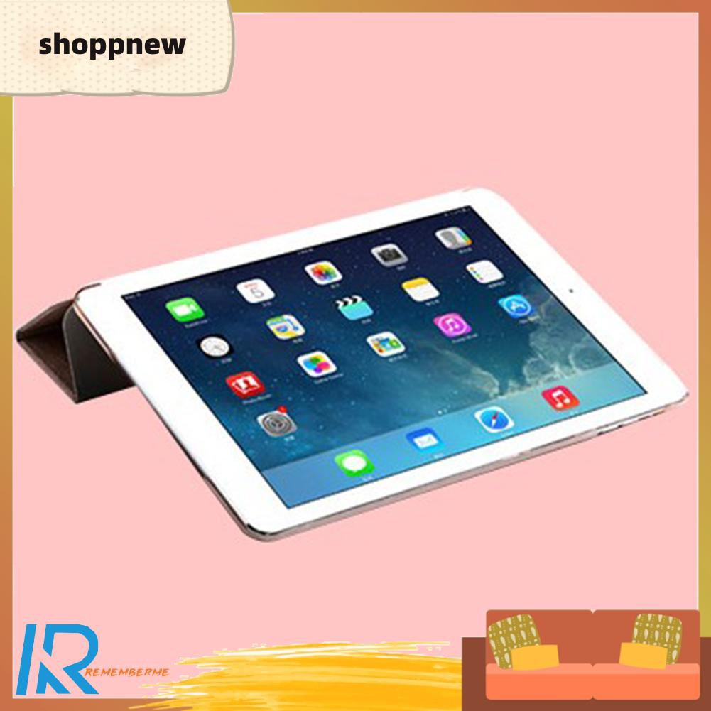 Bao Da Máy Tính Bảng Pu Phối Lụa Có 3 Gập Làm Giá Đỡ Cho Ipad