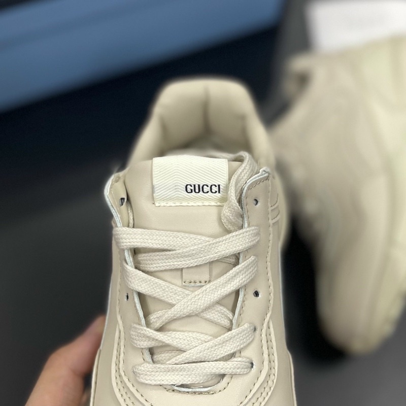 (FREESHIP + ẢNH THẬT 1.1) Giày Gucci Trơn Box xanh full pk