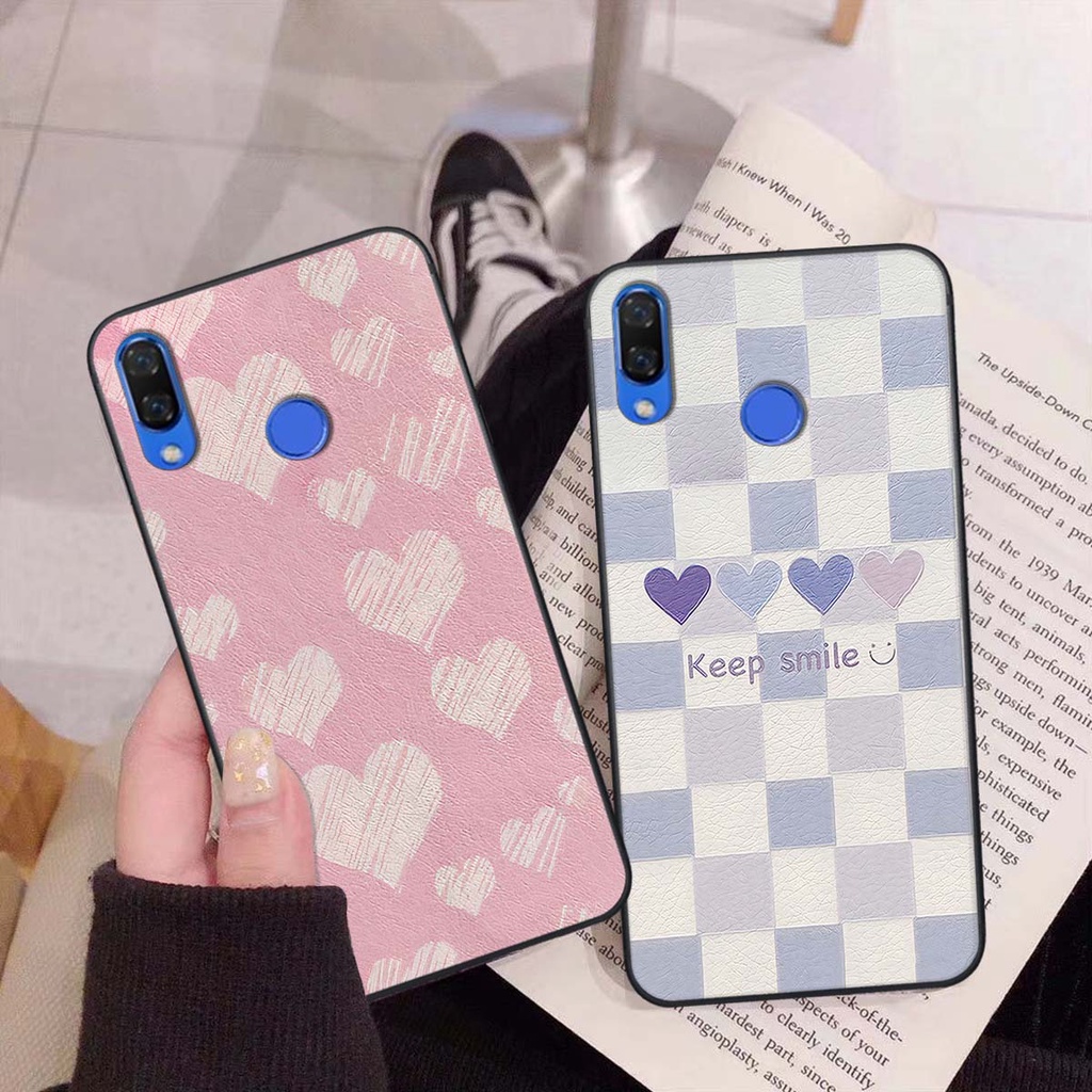 Ốp Huawei Nova 3 / Nova 3i caro trái tim cá tính, thời trang siêu đẹp, siêu phong cách