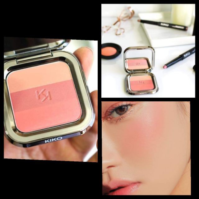 Phấn má hồng Kiko SHADE FUSION TRIO BLUSH KI.KO | BigBuy360 - bigbuy360.vn