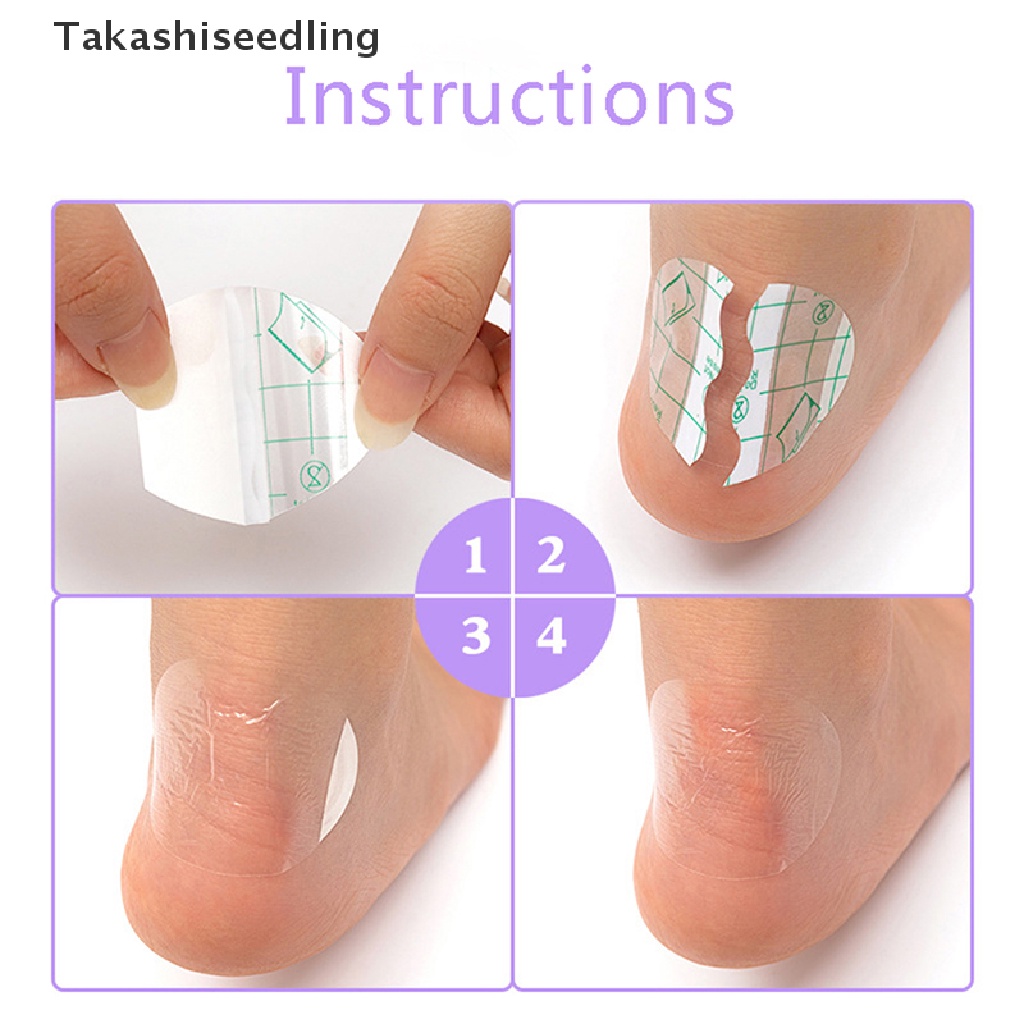 Set 20 Miếng Dán Gót Chân Chống Nước Vô Hình Bảo Vệ Gót Chân