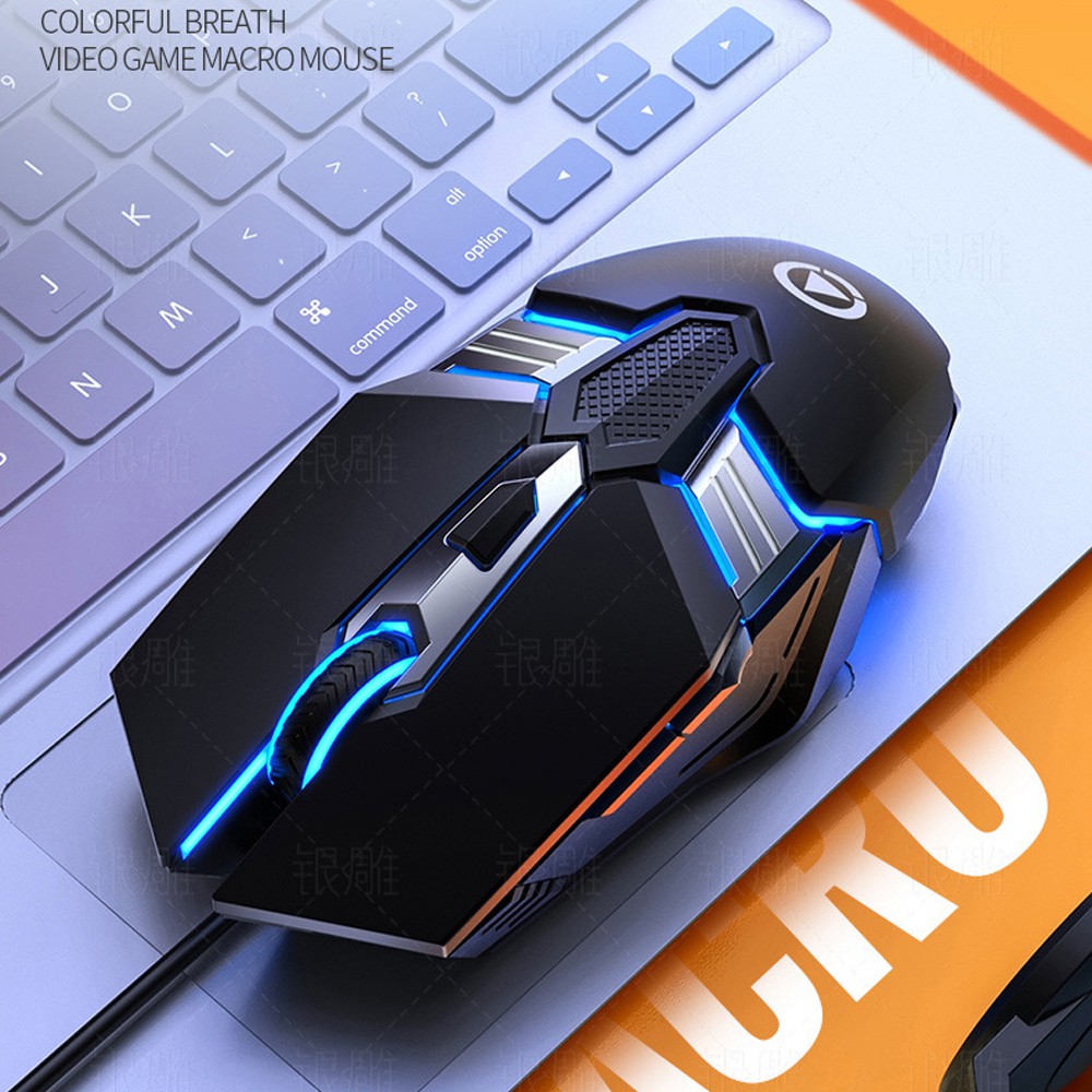 Chuột gaming YINDI-G12, chuột máy tính có dây ,tùy chỉnh DPI 4 cấp độ, dùng cho laptop, máy tính, pc- Bảo hành 6 tháng