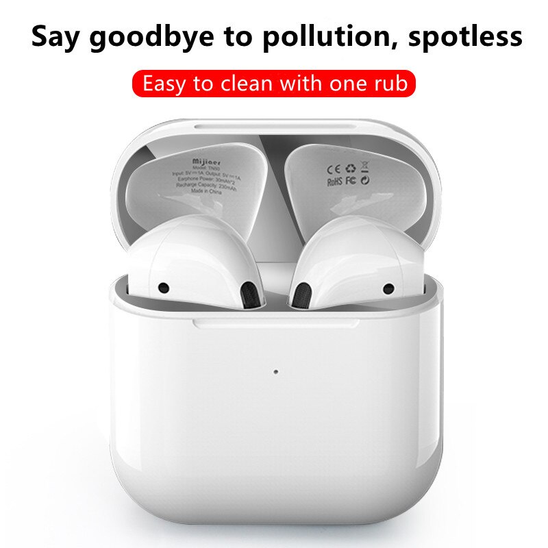 Miếng dán kim loại chống bụi độc đáo cho hộp sạc tai nghe AirPods 3 2021