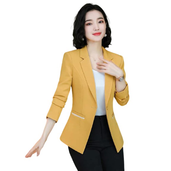 Áo vest nữ dài tay. Áo vest công sở hàng 1 có túi thật 2 bên để vừa điện thoại size S-XL | BigBuy360 - bigbuy360.vn