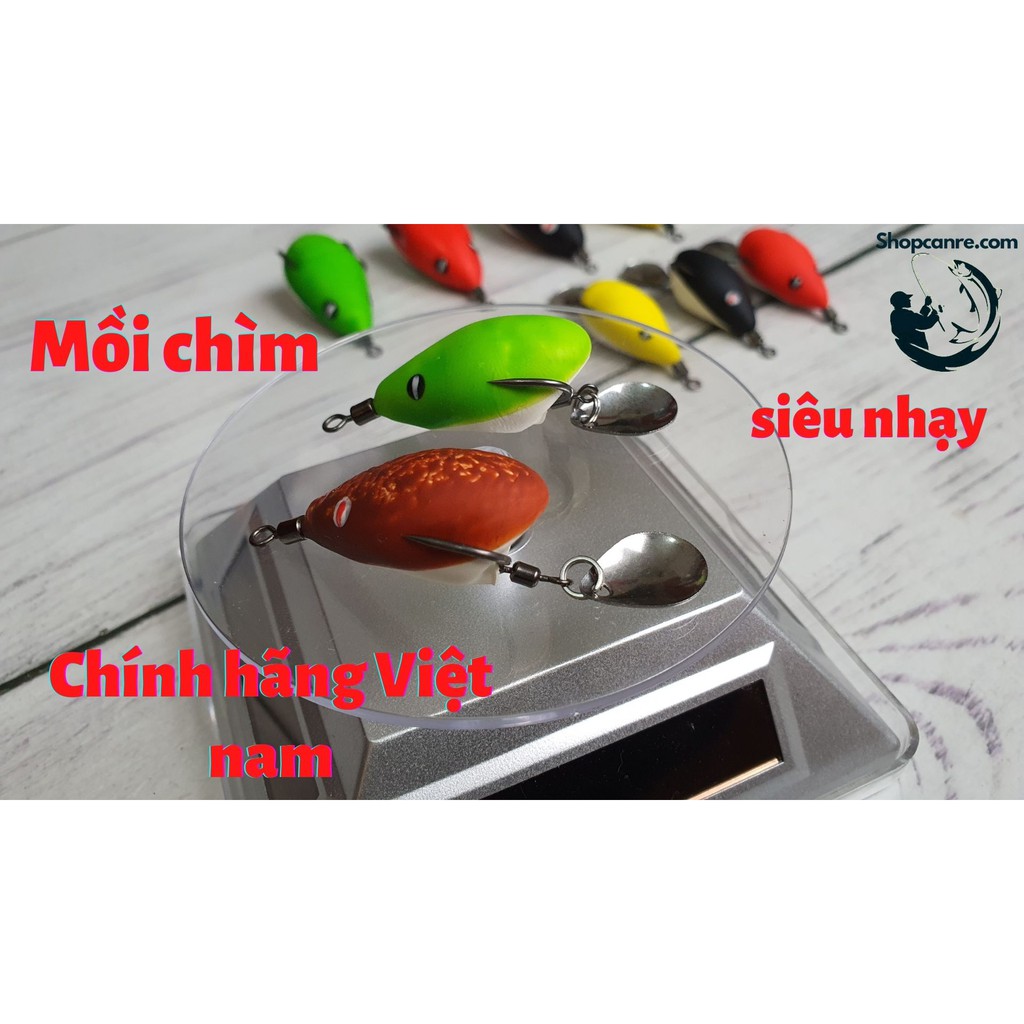 nhái hơi câu lure chìm TNT F35 F45S siêu nhạy chính hãng