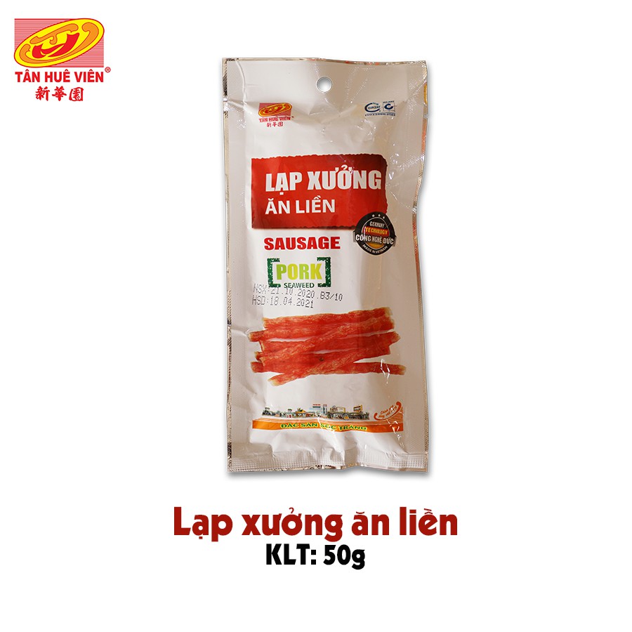 Lạp xưởng ăn liền Tân Huê Viên 50g | BigBuy360 - bigbuy360.vn