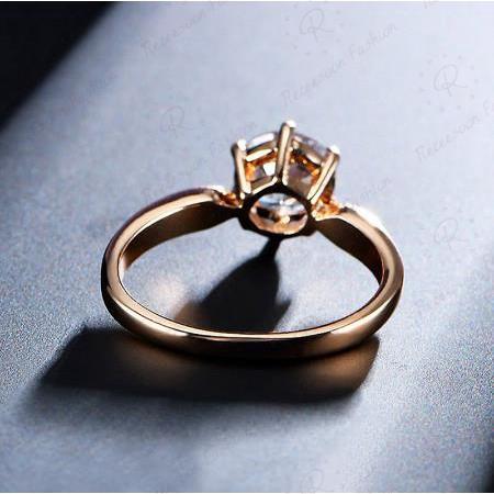 Nhẫn đính đá zircon thời trang cho nữ