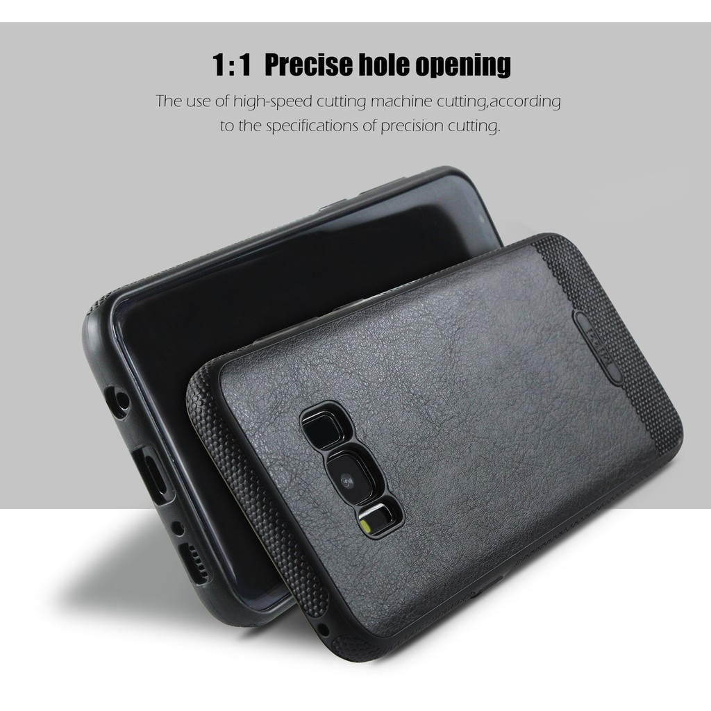 Ốp lưng LEATHER STITCHING CASE GALAXY S8, S8 PLUS