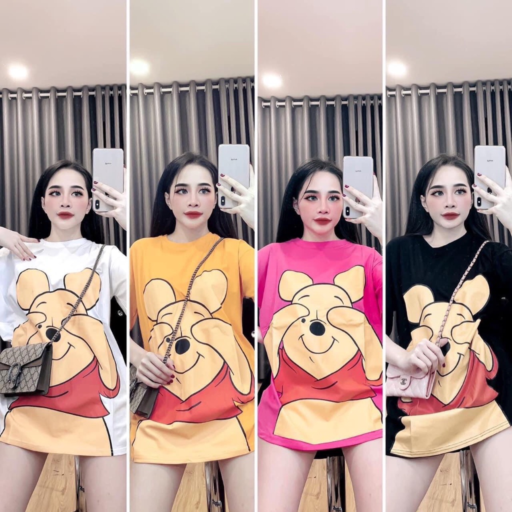 [SIÊU HÓT 2022] Áo Thun Ngắn Tay In Hình Gấu Đáng Yêu Thời Trang Cho Nữ - ZADOLA FASHION