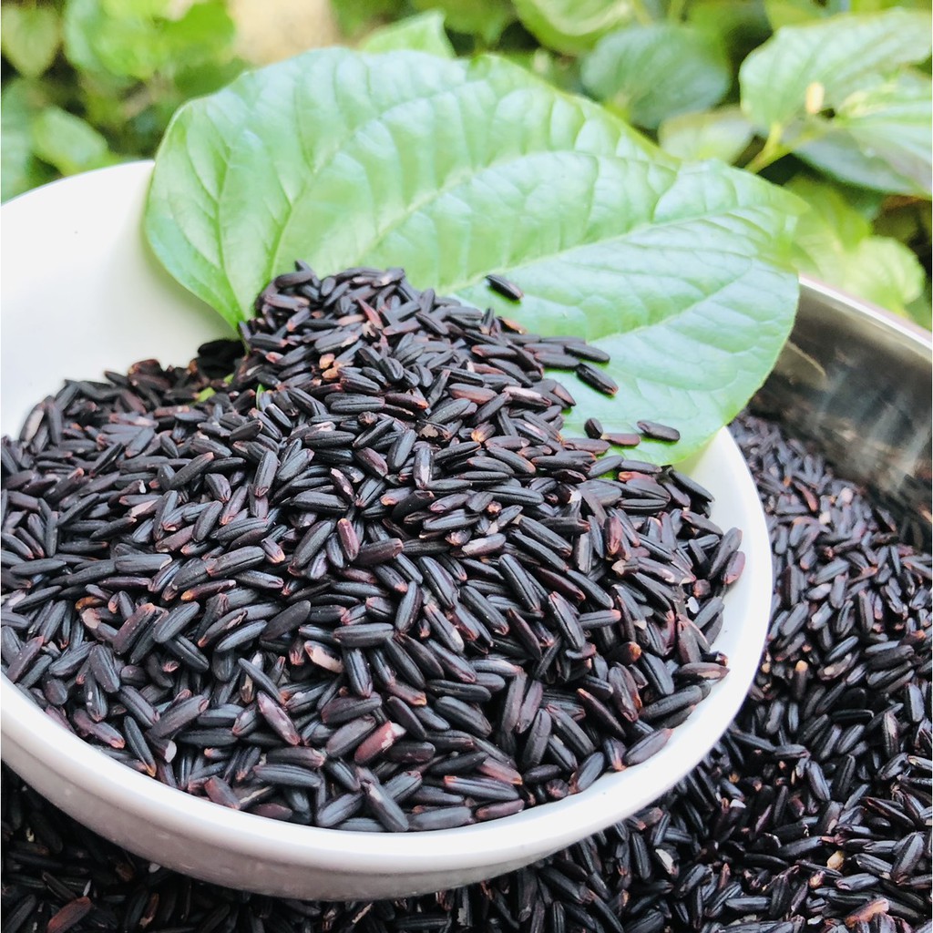 Nếp than dưỡng sinh ( gạo nếp cẩm ) thơm ngon , dinh dưỡng hữu cơ