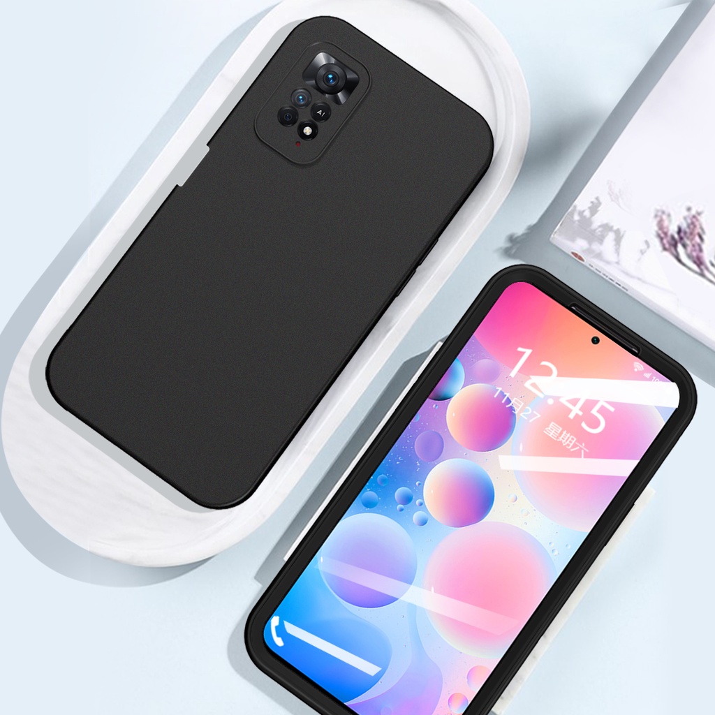Ốp Điện Thoại Silicone Hai Màu Kẹo Cho Xiaomi Redmi Note 11S 10S 9S 11T 10T 11 10 9 8 Pro Max 11 Pro Plus + Redmi 10C
